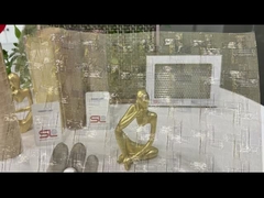 120m Twill Woven Glass Laminated Wire Mesh پوشش نمای معماری