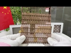 6.5ft آلیاژ آلومینیوم تزئینی تار بافته میش 26٪ منطقه باز