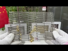 10ft SUS SS430 Mesh فولاد تزئینی برای درب کابینت