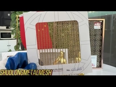 پارچه های فلزی چند لایه شیشه مشبک سیم 0.2 میلی متری برای کاربردهای شیشه چند لایه