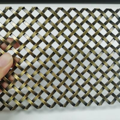 فولاد ضد زنگ تزئینی بغل سیم بافته عرض 0.6m-2.4m