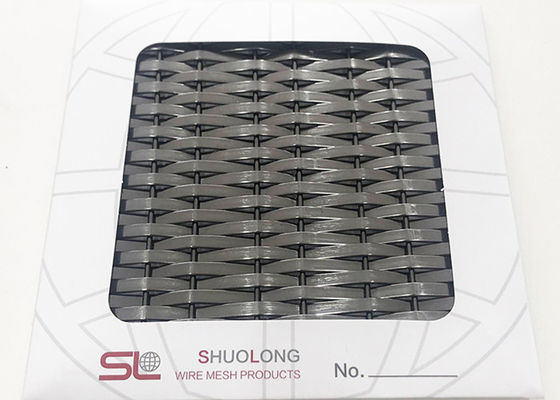 معماری مش فولادی 3.6 میلی متری مشکی Ss304 برای پانل های تزئینی