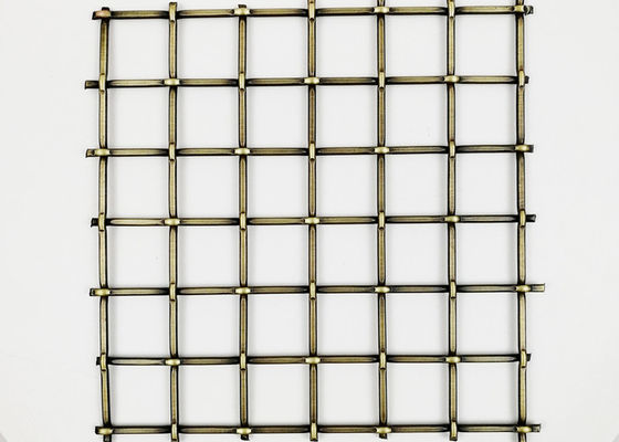 کابینت مبلمان برنجی عتیقه مشبک استیل ضد زنگ معماری 5.5 میلی متر