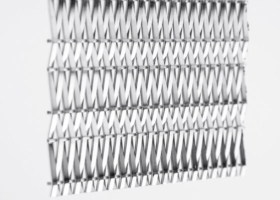 روکش دیوار داخلی مش فلزی بافته شده معماری 3.6mm دارای گواهی ISO9000