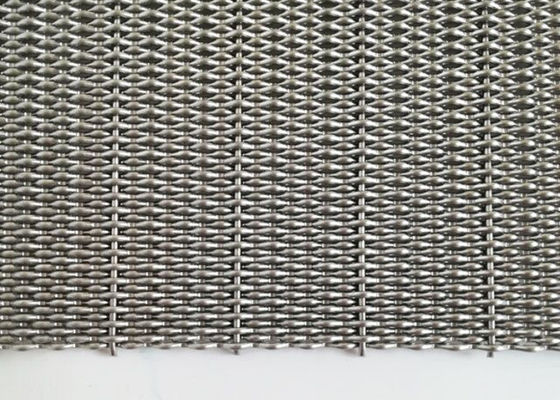 مش تزئینی معماری بافته شده 1.5 متری 304SS برای روکش دیوار خارجی