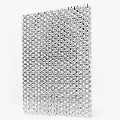 پارچه مش سیمی بافته شده تزئینی 0.5-2.0 متری آهن گالوانیزه برای فیلتراسیون