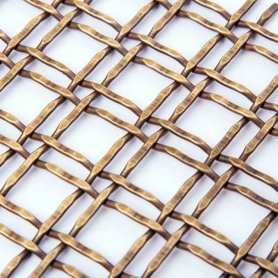 توری های سیمی بافته زینتی Twill با سطح صیقلی به عرض 1-2 متر