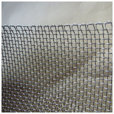 PVC پوشش داده شده 0.5mm Dia Lock Crimp Wire Mesh فولاد ضد زنگ