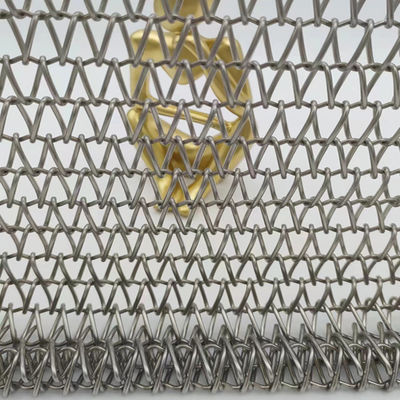 شبکه سیم مارپیچی متقاطع اندازه 2mm-20mm رنگ سفارشی فولاد ضد زنگ