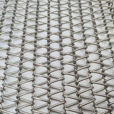 شبکه سیم مارپیچی متقاطع اندازه 2mm-20mm رنگ سفارشی فولاد ضد زنگ