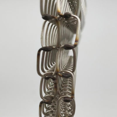 قطر بغل سیم نطفه اسپیرال نقره ای اندازه 2mm-20mm