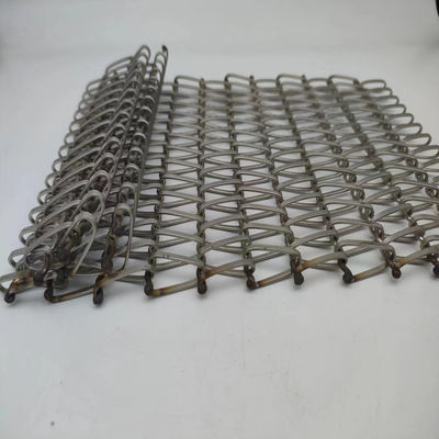 0.5mm-2.0mm قطر سیم مارپیچ سیم میش با گواهینامه SGS / عرض 0.5m-2.0m