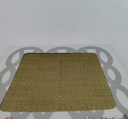 0.6mm ضخامت شیشه لایه دار فلزی میش تزئینی برای صنعتی