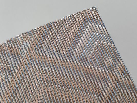 0.8mm ضخامت لایه دار شیشه شبكه Pvdf پوشش برای صنعتی