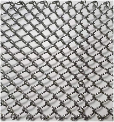 مس پولیش شده پایان معماری گسترده فلزی میش با Twill بافت سبک