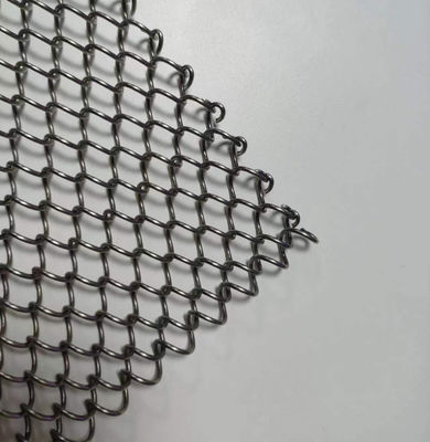 مس پولیش شده پایان معماری گسترده فلزی میش با Twill بافت سبک