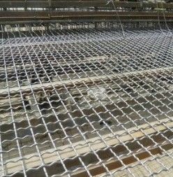 30 متر OEM گالوانیزه سیم پیچ در غربالگری و فیلتر
