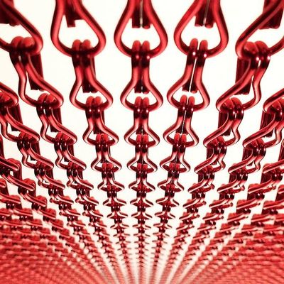 فلز تزئینی 2.0mm زنجیر لینک پرواز صفحه نمایش به عنوان سقف سفارشی