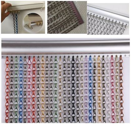 فلز تزئینی 2.0mm زنجیر لینک پرواز صفحه نمایش به عنوان سقف سفارشی