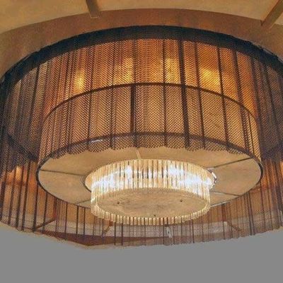 بر حسب اندازه حفره نقره ای فلزی برای طراحی معماری و منظره