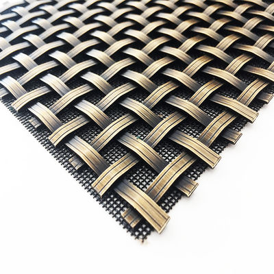 2-6mm Mesh اندازه آرائشی فلزی شبكه در شکل سوراخ مربع