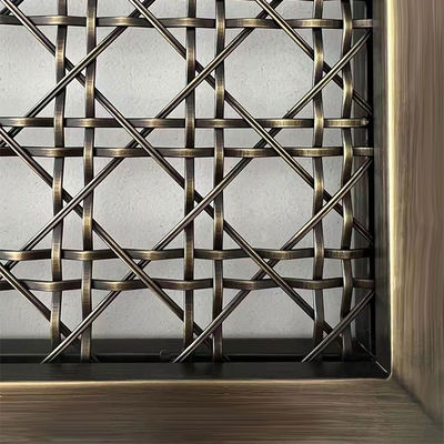 ارتقاء طراحی داخلی تزئینی فلزی گرل میش Eco Friendly Twill Weave