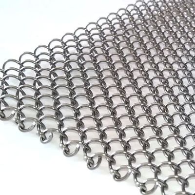 قطر سیم 5 میلی متر کمربند شبکه مارپیچی گواهینامه ISO9001 طول 1m-36m عرض 6m