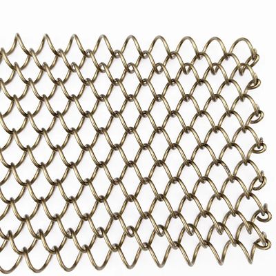 پرده های فلزی 80٪ ناحیه باز 1.0mm قطر سیم پرده های تقسیم داخلی