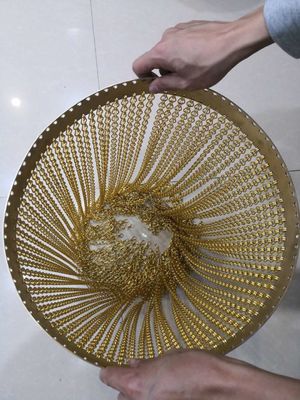 پرده های زنجیره ای آلومینیومی شومینه پرده های شبکه ای فلزی پرده های زنجیره ای فلزی