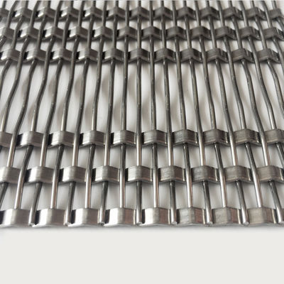 0.8mm 2.0mm قطر سیم فولاد ضد زنگ شبکه معماری نصب آسان