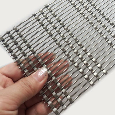 0.8mm 2.0mm قطر سیم فولاد ضد زنگ شبکه معماری نصب آسان