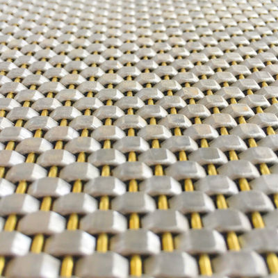 قطر سیم 0.8mm 2.0mm پنل شبکه فولاد ضد زنگ بافت ساده برای دیوار پوشش