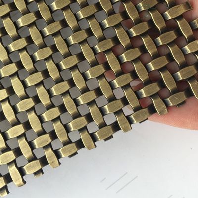 فولاد ضد زنگ شبک سیم بافندگی تزئینی برای طول 30m-100m در هنر نصب برای درب کابینت مبلمان