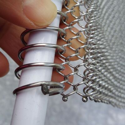 0.5-2mm ضخامت برنز فلز کویل پرده برای پرده درمان پنجره دور