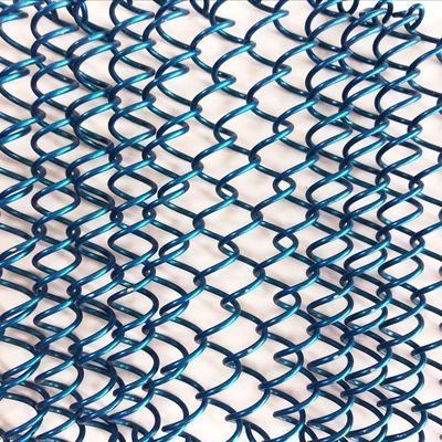 باطری با زنجیر شبکه ای سفارشی تزئینات باغهای گالوانیزه نرده های حفاظتی سد پارچه ای