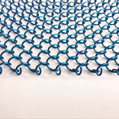 پوشه داخلی تزئینی فلزی رولر شاتر 70mm Mesh 5mm Aperture Spray Paint
