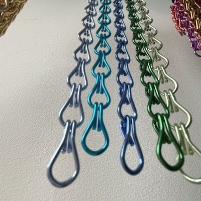 هواپیمایی خوب زنجیره ای لینک آلومینیوم پرواز صفحه نمایش با قطر 1.5mm سیم