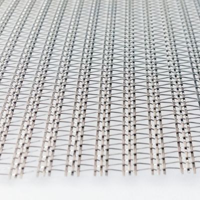 شیشه معماری لایه بندی شده از فولاد ضد زنگ سیم بافته شده برای تقسیم کننده های فضای مدرن و پوشش دیوار