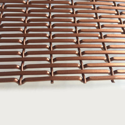 رنگ قرمز مس آلومینیوم قطر 1.5mm/2mm پانل های دیواری برای پارتیشن اتاق داخلی