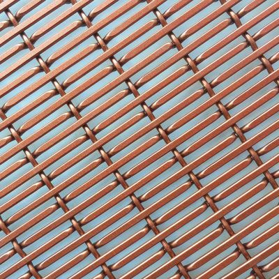 رنگ قرمز مس آلومینیوم قطر 1.5mm/2mm پانل های دیواری برای پارتیشن اتاق داخلی
