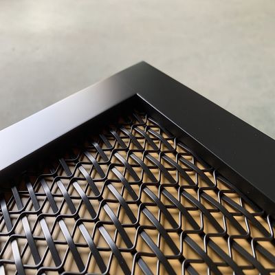 4.5mm ضخامت میش فولاد ضد زنگ براق سیم تزئینی برای درب کابینت فلزی