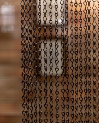 فاصله زنجیره ای 24 میلی متری از آلومینیوم با نصب آسان و تهویه ی خوب برای حفاظت از حشرات