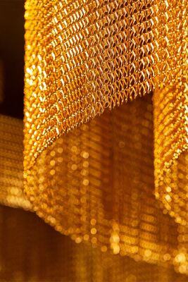 فاصله زنجیره ای 24 میلی متری از آلومینیوم با نصب آسان و تهویه ی خوب برای حفاظت از حشرات