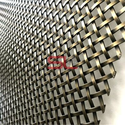 مش فلزی معماری با ضخامت سفارشی برای روکش نما و پانل های دیواری تزئینی
