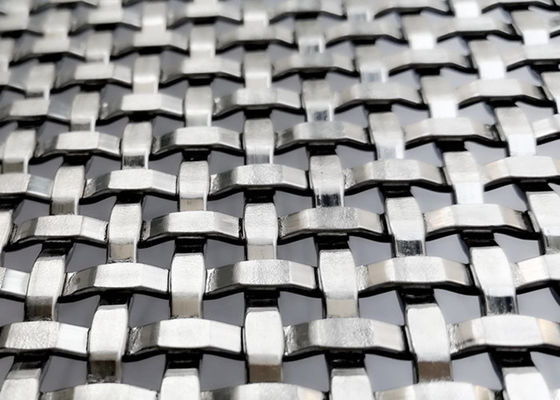 2 Mesh 400 Mesh شمارش Mesh Architectural Woven Wire Mesh با 59٪ ناحیه باز