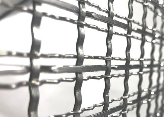 نمای توری تزئینی مش استیل بافندگی جینینگ برای مش سیمی بافته شده معماری
