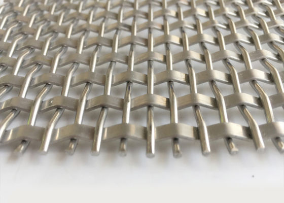 رنگ طبیعی بافت فلزی معماری Mesh برای پانل تزئینی Wire Mesh