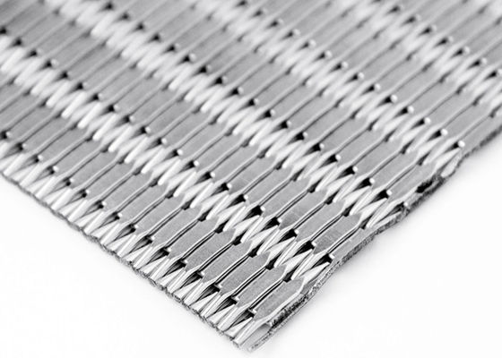 نمای توری مشبک معماری ضد خوردگی SS304 نمای مش فلزی سخت