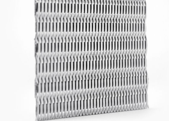 نمای توری مشبک معماری ضد خوردگی SS304 نمای مش فلزی سخت