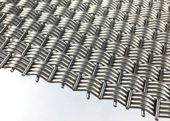 پانل های مش سیم بافته شده معماری سفت و سخت از فولاد ضد زنگ Eco با ضخامت 4.9 میلی متر